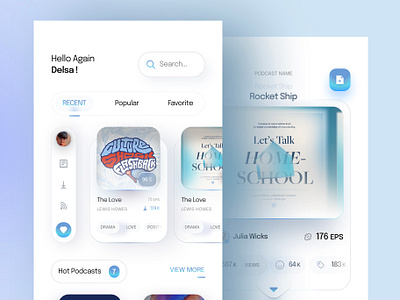 Online Audio-Book App Ui Design 💎🎧 animation app appdesign book design figma graphic design herosection illustration minimal mobile motion graphics productdesign ui uidesign uiux uxdesign uxdesigner webdesign webdesigner