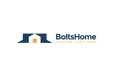 Bolt home lightning house logo bolt branding creative design flat graphic design home house illustration light lightening logo logos modern logo property shock thunder volt