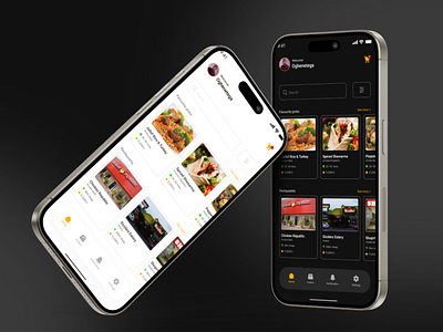 Food delivery app home-screen dailyuichallenge graphic design mobileappdesign figma ui ux
