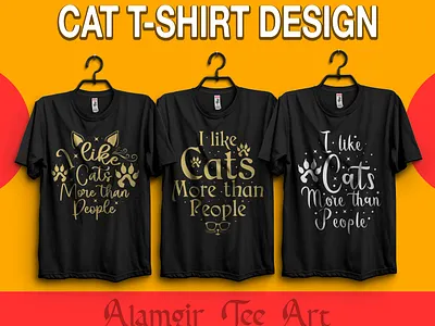 Cat t-shirt design alamgir tee art awesome cat t shirt design cat design cat t shirt design graphic design
