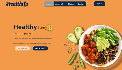 Healthify ui