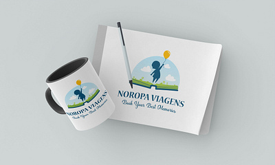 Noropa Viagens Branding branding business logo creative design graphic design