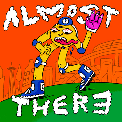 Almost There character design design doodle graphic design illustration malaysian roller rollerskate skate