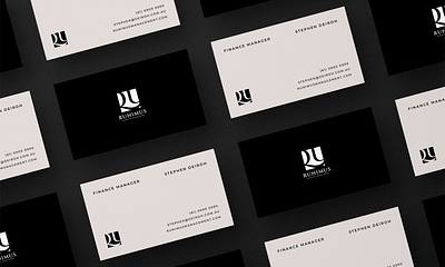 Runimus business cards adobe illustrator branding design logo m4riuskr