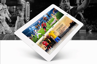 Sportswear Homepage branding graphic design homepage ui web