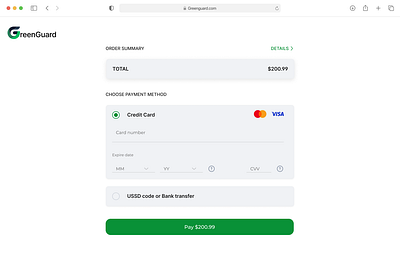 Payment Form ui