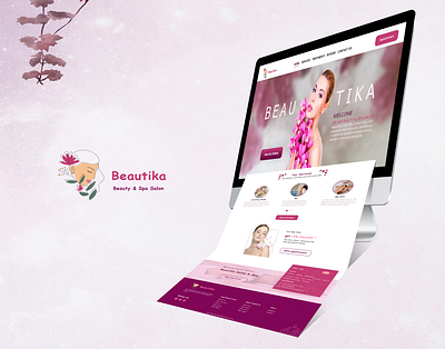 Beauty & Spa salon | Landing page landingpage ui uidesigner uiux web web design