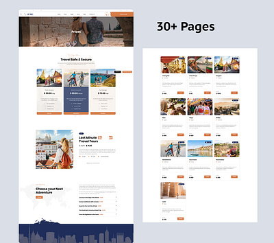 TourPack.one - Landing Page Travel landing page new landing page 2024 website design