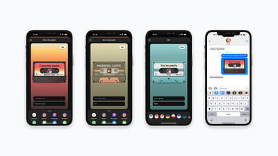 Spotify - Cassette playlist UI concept ui