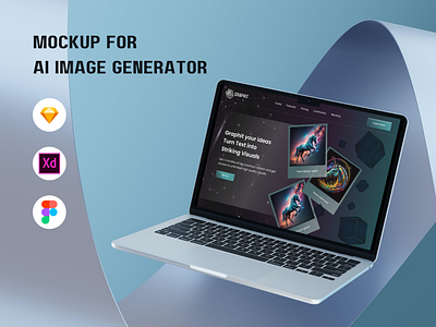 Ai Image Generator Web App Design - GraphitAi ai ai image ai image generator art concept landing page ui web web app web design website