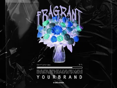 Streetwear Design - Fragrant apparel apparel design brand design brand identity branding clothing clothing design design flower flower design graphic design mockup streetwear streetwear design t shirt t shirt design typographic typography y2k y2k design