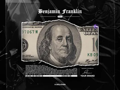 Streetwear Design - Benjamin Franklin apparel apparel design brand design branding clothing clothing design design graphic graphic design mockup money new style streetwear streetwear deisgn t shirt typographic typography y2k y2k design