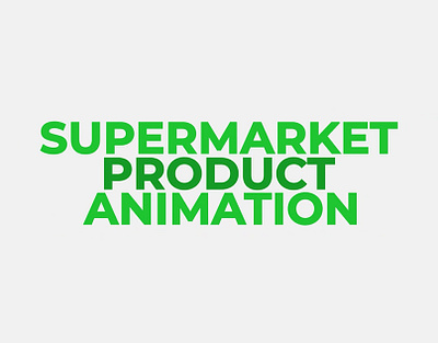 Sales animation, supermaket after effects animation graphic design motion graphics