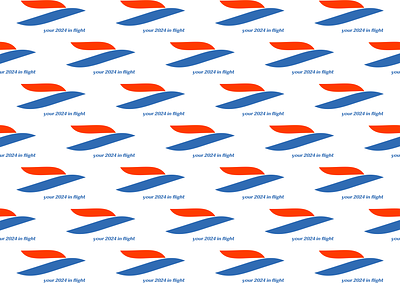 Your 2024in flight design icon illustration logo typography логотип