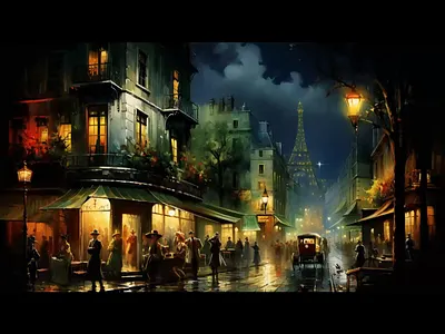 Beautiful Landscape 3d animation branding