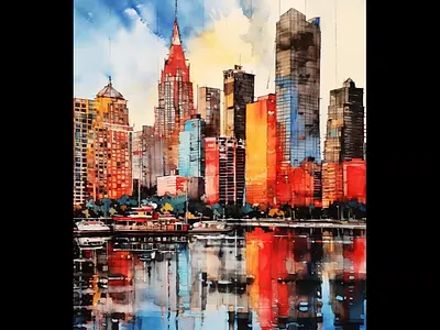 Beautiful Landscape/Scenery animation branding graphic design motion graphics