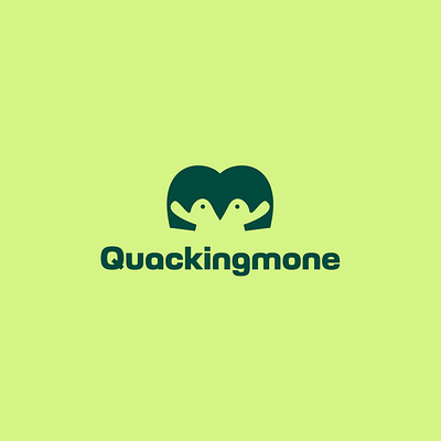 Quackingmone logo branding graphic design logo logomark m4riuskr