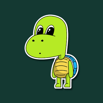 Standing Turtle animal animals animation art cartoon character chibi cute pets cute turtle design graphic design illustration mascot pet pets standing turtle turtle turtle cartoon turtles vector