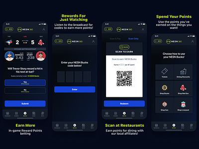 Loyalty Rewards app design interaction design mobile ui ux