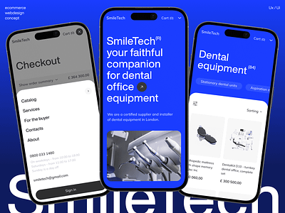 Ecommerce dental equipment branding care care website dental dental web dental website design ecommerce health website medical medicine store teeth ui uidesign uiux ux uxdesign web webdesign