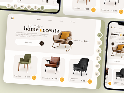 Main Section for Furniture store 🛋️ design figma ui ux web