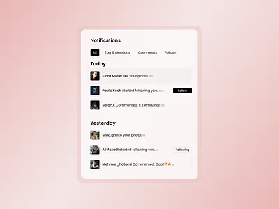 Notification component #5 challenge component design explore graphic design notification ui uidesign uiuxdesign viral