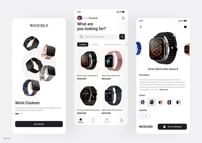 Smartwatch App Exploration smartwatch smartwatch app smartwatch app ui design smartwatch order app smartwatch order app ui design smartwatch ui watch watch app watch order app