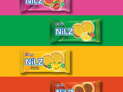 Nefis Nilz Jelly Biscuits Packaging Designs graphic design jelly biscuit packaging logo packaging design