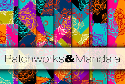 Boho style vibrant patterns boho boho style fashion indian style mandala patchwork seamless seamless pattern textile textile pattern vector vector patterns