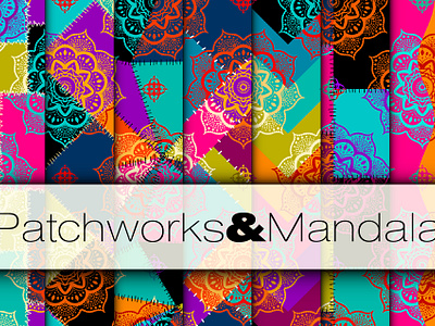 Boho style vibrant patterns boho boho style fashion indian style mandala patchwork seamless seamless pattern textile textile pattern vector vector patterns