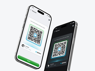 Request QR on GoPay app branding design illustration interaction logo mobile apps ui user experience user interface ux