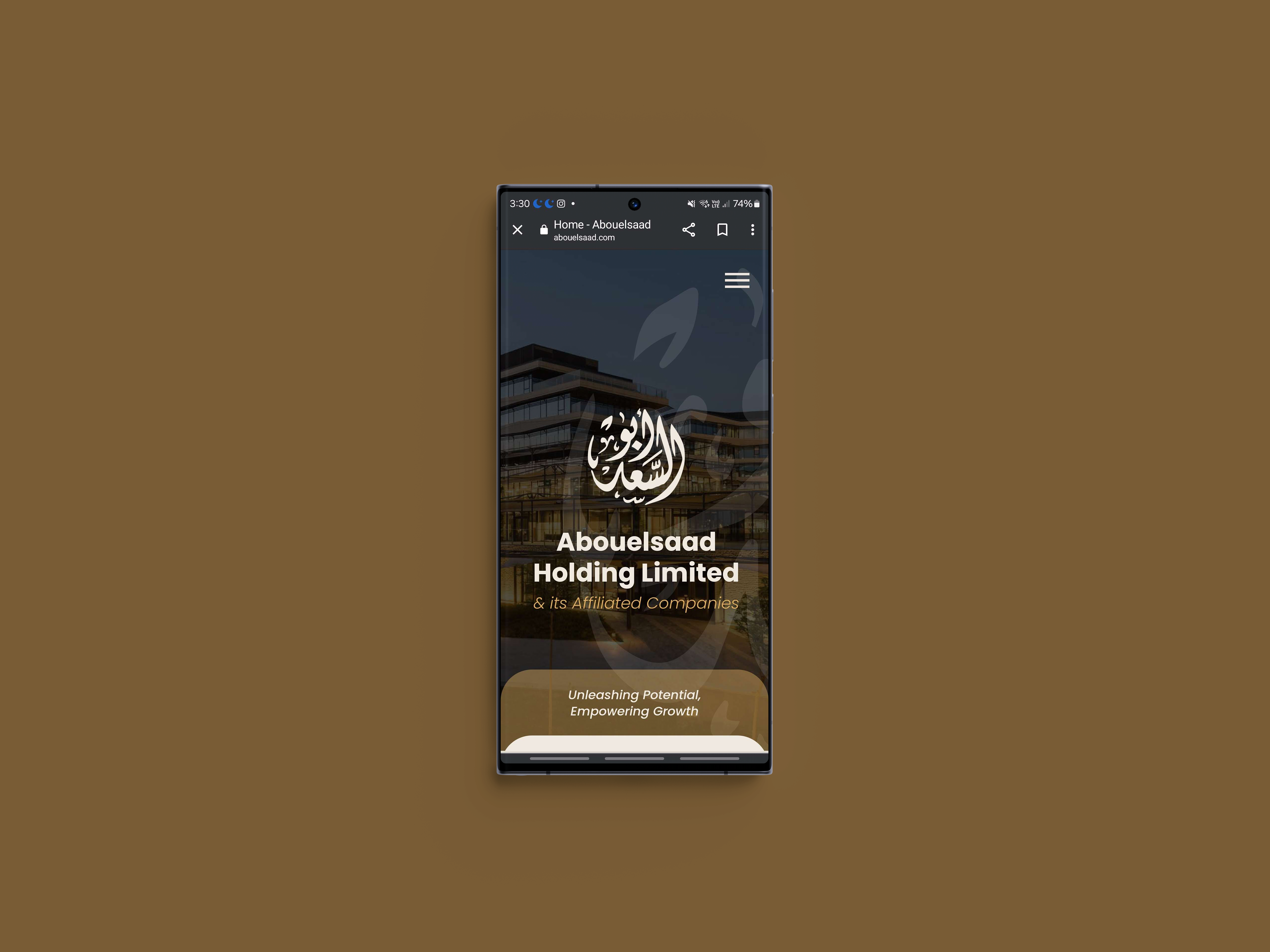 Abouelsaad Holding - UI/UX & Web Development branding ui ux web design web development