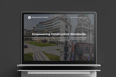 World Wide Cement - UI/UX & Web Development branding ui ux web design web development