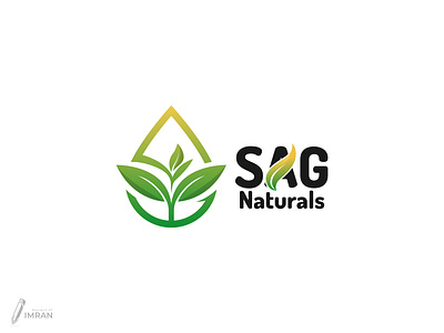 SAG Naturals-Logo Design(Unused) agro app logo brand identity branding creative logo design gradient logo graphic design icon logo minimal logo modern logo nature