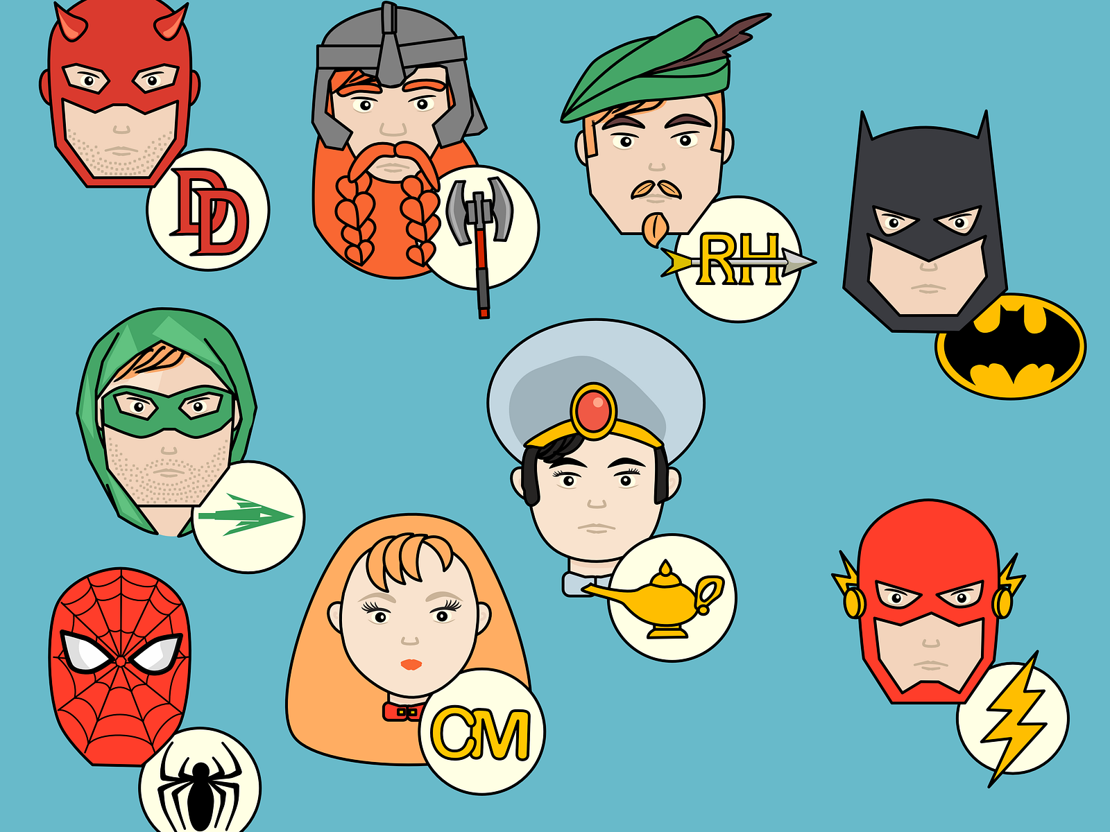 Heroes By Varj On Dribbble Heroes By Varj On Dribbble