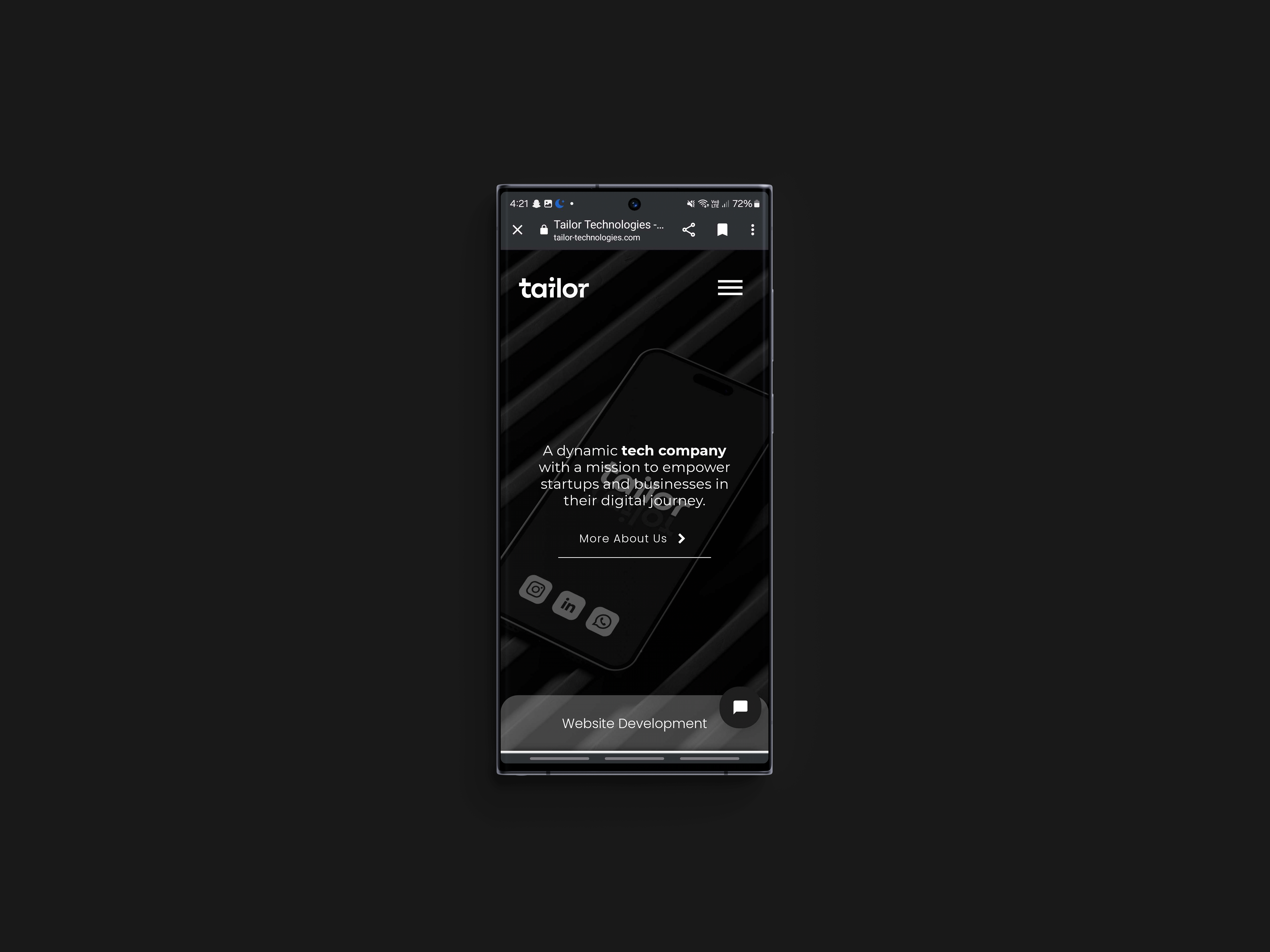 Tailor Technologies - My Web Development Agency branding ui ux web design web development