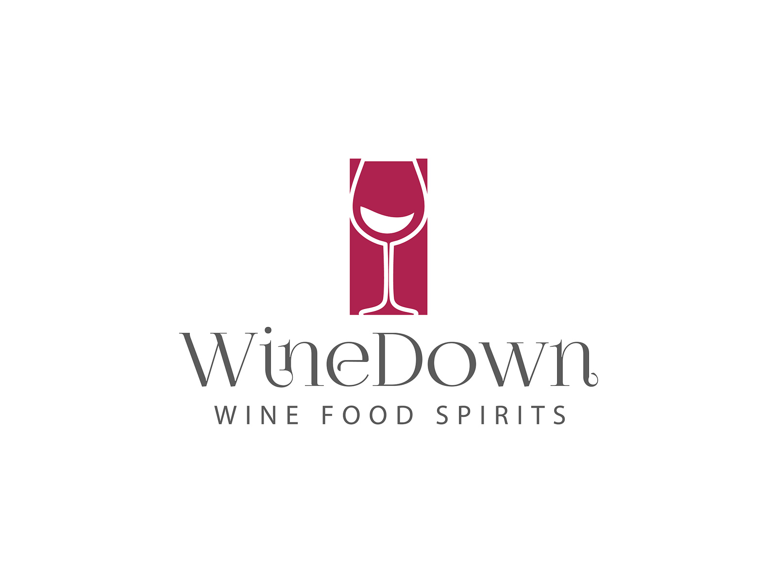 Logo Wine Down by Adriana Alves on Dribbble