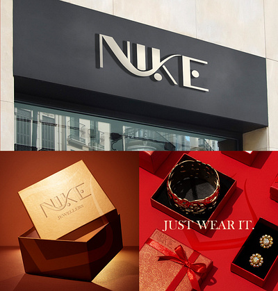 A 'Nike' jewellers branding design graphic design logo typography