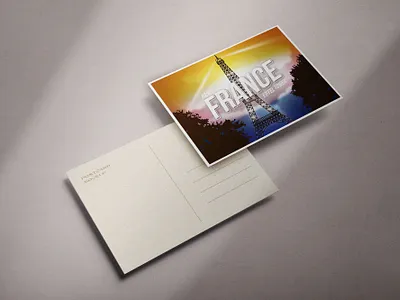 Free Postcard Mockup PSD card free free mockup freebies mockup mockup design mockup psd postcard psd mockup