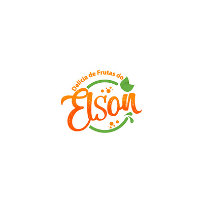 Logo Delícias de Frutas do Elson design designer drawingart illustrator ilustracion