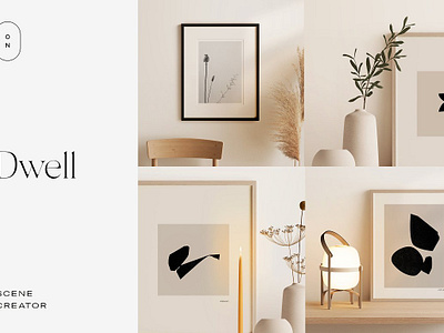 Dwell Frame Mockup Scene Creator 16x20 4x5 8x10 abstract art mockup art print artwork display artwork mockup artwork scene creator beeswax candle black frame blank frames boho botanical candle ceramics circle vase contemporary danish dwell frame mockup scene creator