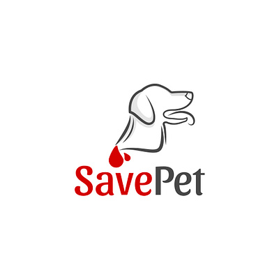 Logo Save de Pet cartoon drawingart illustration ilustracion ui