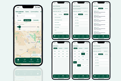 USDA web app design graphic design ui ux