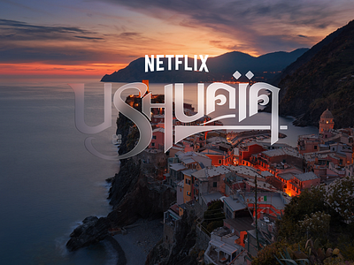 Ushuaïa - Opening branding concept design lanscapes logo motion graphics nature netflix opening serie world