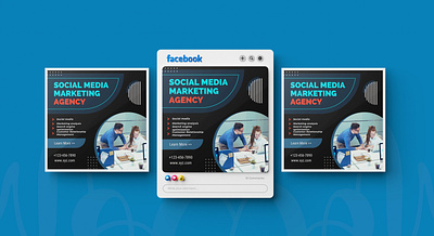 SOCIAL MEDIA MARKETING AGENCY POST DESIGN branding design graphic design illustration