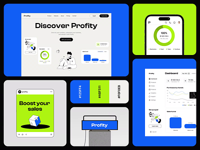 The Profity styleguide animation app best website branding design illustration ios mobile responsive responsive website styleguide top website ui ux