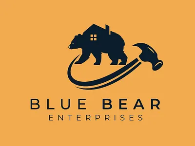 Blue Bear Enterprises animal creative logo animal logo animal modern logo bear home logo bear house logo bear logo bear real estate logo clever bear logo cold bear creative design logo service minimalist logo modern bear home logo modren logo professional logo real estate logo real estate service real estate service logo service modern logo unique logo