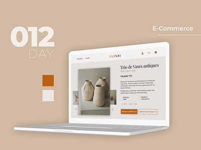 #DailyUI Challenge #012 - E-commerce Shop buy dailyui dailyui 012 decoration e commerce potery shop shopping ui challenge uichallenge