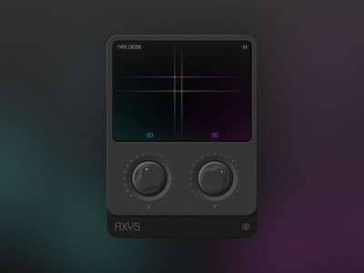 AXYS - A simple distortion VST plugin audio audio plugin design effect neumorphism simple ui