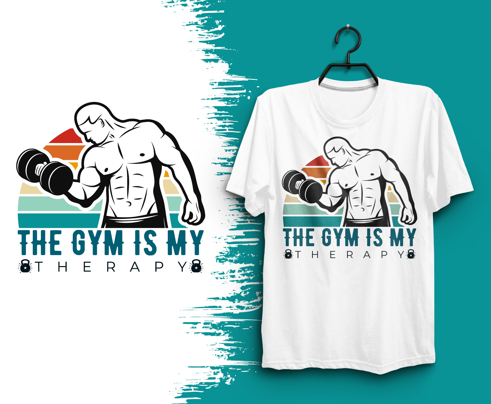 GYM T-shirt Design. body health exercise fit fit body fitness fitness body fitness motivation fitness quotes fitness t shirt fitness t shirt design fitness training fitness workout graphic design gym t shirt gym t shirt design health and fitness health lifestyle workout workout t shirt workout t shirt design